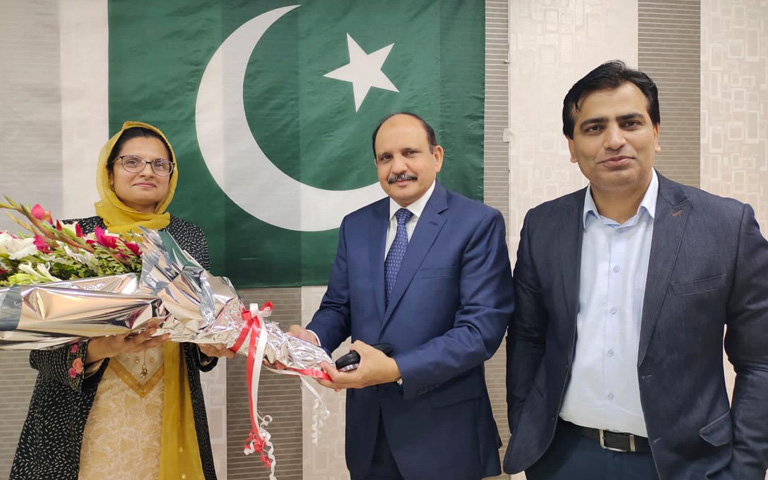 Visit of Maj. Gen (R) Dr. Ghulam Qamar, PD Directorate General of Religious Education (DGRE) at Capacity Analytics office in Islamabad.